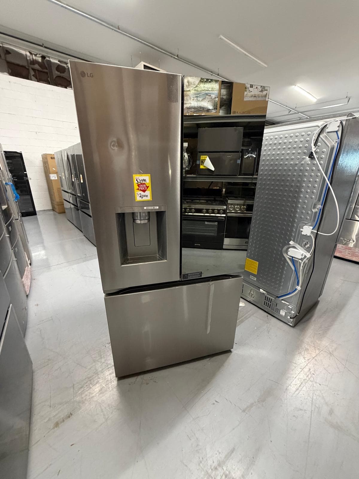 LG 26 Cu. Ft. Counter-Depth MAX™ French Door Refrigerator, model LRYKC2606S