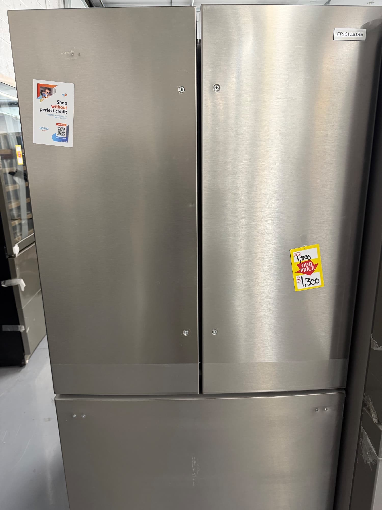 Frigidaire 28.8 cu. ft. standard-depth French-door refrigerator, model FRFN2813AF